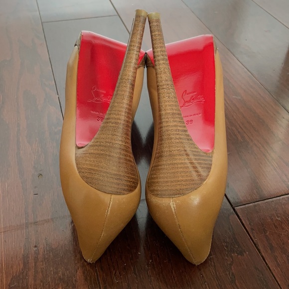 Christian loubutin open toe pumps 4” heel 39 - Picture 4 of 10